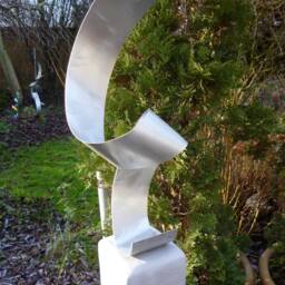 "New Large Abstract Aluminium Sculpture ""Bt" - thumbnail 4