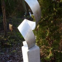 "New Large Abstract Aluminium Sculpture ""Bt" - thumbnail 3