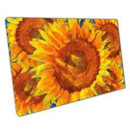 Van Gogh Sunflower Oil Painting Canvas Vibrant Impressionist Artwork For Home & Office Wall Decor - thumbnail 1