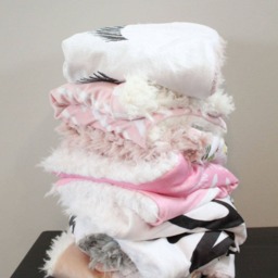 Custom Baby Blanket I Am A Child Of God Faux Fur Minky Lovey Baby Gift Cloud Blanket Llama Newborn Plush Photo Prop - thumbnail 3