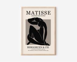 Matisse Exhibition Print Berggruen & Cie, Neutral Beige Art - thumbnail 1