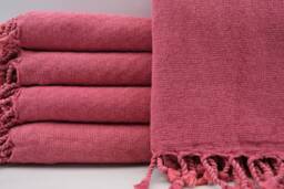 "stone Washed Towel, Rose Color Towel, Bohemian Towel, 35""x70"