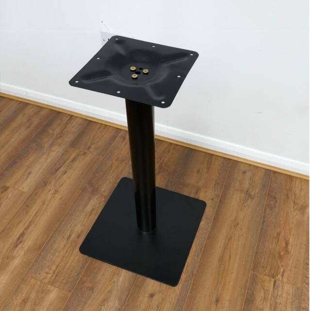 Black Steel Coffee Table Stand 28-Inch Metal Legs - image 1