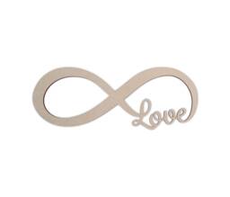 Wall Decor, Infinity Love Monogram - Cutout, Home Unfinished & Available in Many Sizes - thumbnail 1