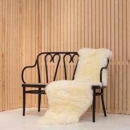 Cream Australian Sheepskin Rug, Double Pelt Throw - thumbnail 1
