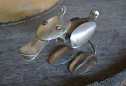 Spoon Duck Silverware Sculpture Silverplated Handmade - Art Beats - thumbnail 1