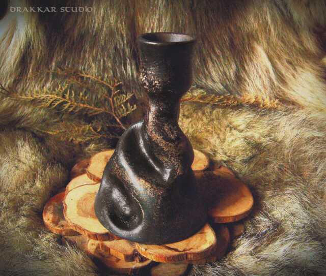 ??rumpled Ceramic Candle Holders Curve Candlestick - image 1