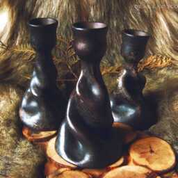 ??rumpled Ceramic Candle Holders Curve Candlestick - thumbnail 2