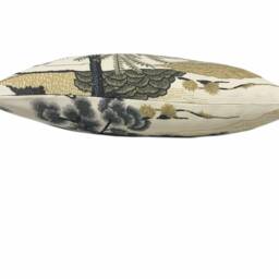 Thibaut Daintree Greenwood Collection Grey Cushion Cover Pillow Double Sided - thumbnail 3