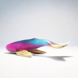 Duo Whale Sculpture - 24 - thumbnail 3