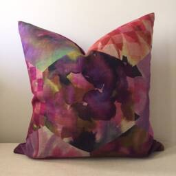 Kashmiri Magenta 20 Inch Cushion Pillow Cover in Designers Guild 2018 Collection - thumbnail 2