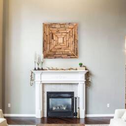 Wooden Handcrafted Wall Hanging Sculptural Art, Nature-Inspired Decor - thumbnail 3