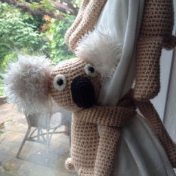 Koala Curtain Tiebacks, Nursery Decor, New Baby Gift - thumbnail 4
