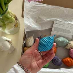Easter Egg Candle - Beeswax Handrolled Egg Candle 100% Natural Colorful Easter Decor Honeycomb Tableset - thumbnail 4