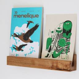 Vinyl Records Shelf. Floating Modern Vinyl Record Frame. Lp Holder. Bookshelf. Wall Shelf For Books - thumbnail 3