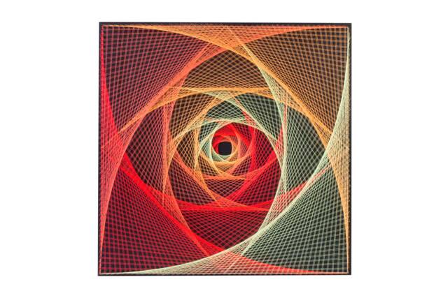 Wall Hangings Rose Of Space Stringart Sacred Geometry Interior Design Psychedelic Yoga Art Feng Shui Wall D??cor Mandala Zen 3D - image 1