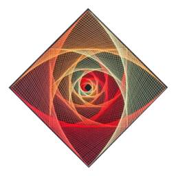 Wall Hangings Rose Of Space Stringart Sacred Geometry Interior Design Psychedelic Yoga Art Feng Shui Wall D??cor Mandala Zen 3D - thumbnail 2