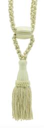 "D??copro Curtain & Drapery Tassel Tieback, Adjustable Cord Length, Length 5 1/2"", Spread 24" - thumbnail 2