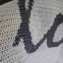 "Handmade Crochet Baby Blanket " - thumbnail 2