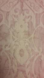 Barbara Barry Lavender Water Tint Damask Linen Pillow Cover - thumbnail 1