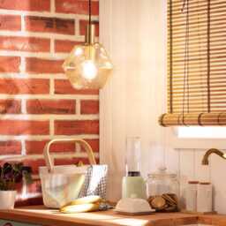 Diamund - Glass Pendant Light Contemporary Chandelier Lighting Mid Century Hanging Lights Fixture - thumbnail 3