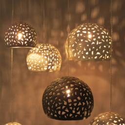 Pendant Lights, Ceramic Lighting, 7 Ceiling Shades, Hanging Lights Fixture, Ceiling Modern Chandelier, Living Dining Rooms. Clay - thumbnail 3