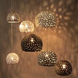 Pendant Lights, Ceramic Lighting, 7 Ceiling Shades, Hanging Lights Fixture, Ceiling Modern Chandelier, Living Dining Rooms. Clay - thumbnail 2