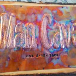 Wall Hanging Inspirational Sign, Copper Custom, Usa Creator, Weddings, 7 Year Anniversary, Housewares, Personalized Gift - thumbnail 2
