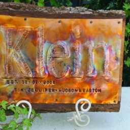 Wall Hanging Inspirational Sign, Copper Custom, Usa Creator, Weddings, 7 Year Anniversary, Housewares, Personalized Gift - thumbnail 3