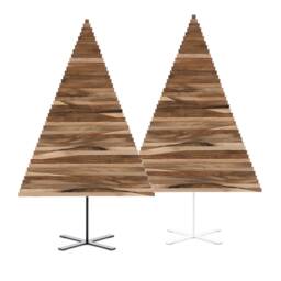 Wooden Christmas Tree/150cm 4, 9Feet Solid Nature Wood Decoration Minimalist Decor Alternative Handmade Stable - thumbnail 3