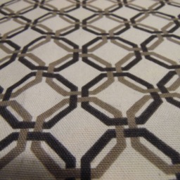 Geometric Pillow Cover Gold, Gray, Natural Cotton Fall Decor - thumbnail 2