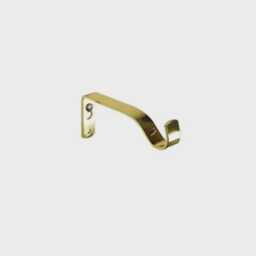 Extendable Gold Curtain Pole With Tetra Finials 16/19mm Metal Rod Set For Eyelet Curtains & Drapes - thumbnail 4
