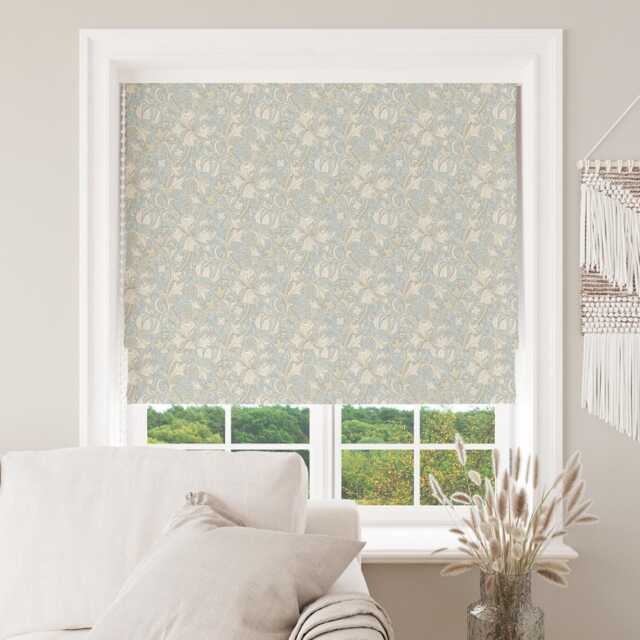 Custom Made To Measure Roman Blind Shade William Morris Golden Lily Pool Hand Crafted - image 1