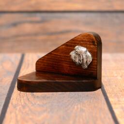 Basset Vendeen - Petit Griffon Vend??en - Wooden Candlestick With Dog, Souvenir, Decoration, Limited Edition, Collection - thumbnail 2