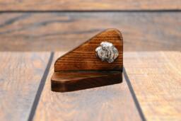 Basset Vendeen - Petit Griffon Vend??en - Wooden Candlestick With Dog, Souvenir, Decoration, Limited Edition, Collection - thumbnail 1