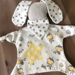Baby Blanket/Cuddle Cloth/Lovie/Thumb Sucking Blanket - thumbnail 3