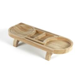 Personalized Natural Wooden Desk Organizer, Desktop Accessories & Storage, Phone, Pencil, Business Card Holder - thumbnail 4