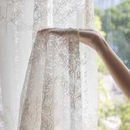 Custom Tree Voile Curtain Sheer Polyester With Plant Made To Measure - thumbnail 3