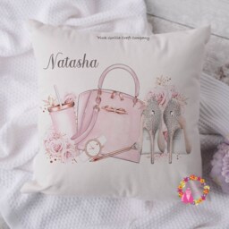 Birthday Cushion, 18Th 21st Cushion, Gift, Gift, Handbag & Shoes, Gift For Her, Gift Her - thumbnail 2