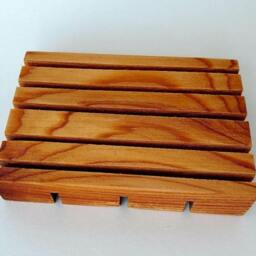 Cedar Handcrafted Soap Dish - thumbnail 3