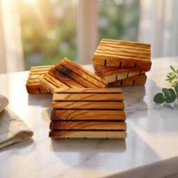 Cedar Handcrafted Soap Dish - thumbnail 2