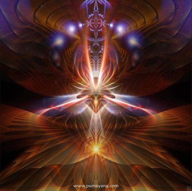 Aurora Portal Tapestry Cosmic Mandala Wall Hanging, Shamanic Art - image 1