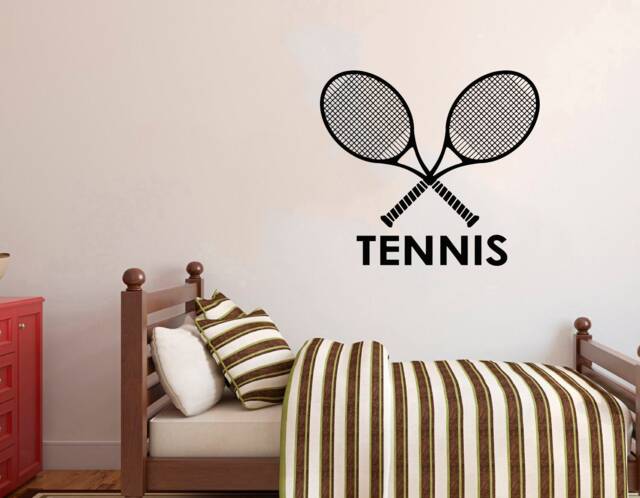 Tennis Wall Decal Removable Vinyl Home Decor 2287 - image 1