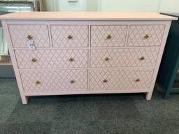 Large Chest Of Drawers Painted Bespoke Stencilled