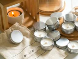 Handmade Unscented Soy Wax Tealights Plastic-Free Candle Gifts - thumbnail 1