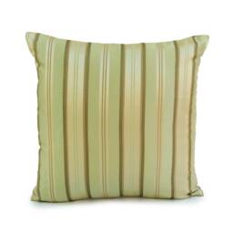 "Baby Green Pillow, Throw Pillow Cover, Decorative Cushion Pillowcase, Accent Stripe Silk Blend, 16""x16" - thumbnail 1