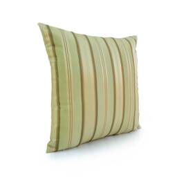 "Baby Green Pillow, Throw Pillow Cover, Decorative Cushion Pillowcase, Accent Stripe Silk Blend, 16""x16" - thumbnail 2