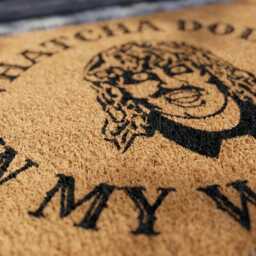 Old Gregg Doormat, Whatcha Doin in My Waters Welcome Mat, The Office Meme Home Decor - thumbnail 3