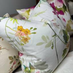 Spring Floral Cushion Cover, Multicoloured Flower Throw Pillow Cover , Prestigious Textiles Fabric - thumbnail 3