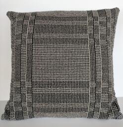 Shades Of Grey Pillows - Log Cabin Design. #16W07 & #16W08